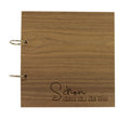 Gästebuch aus Holz - Schön dass du da bist