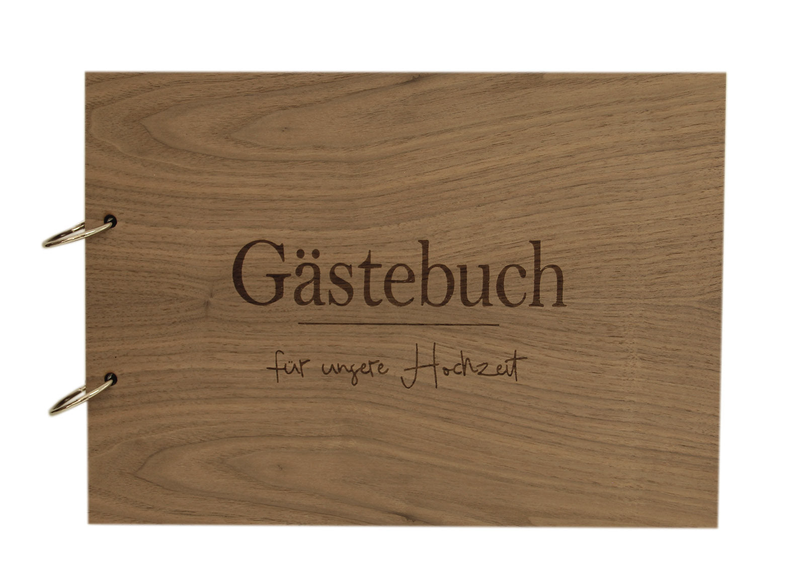Gästebuch aus Holz - Hochzeit
