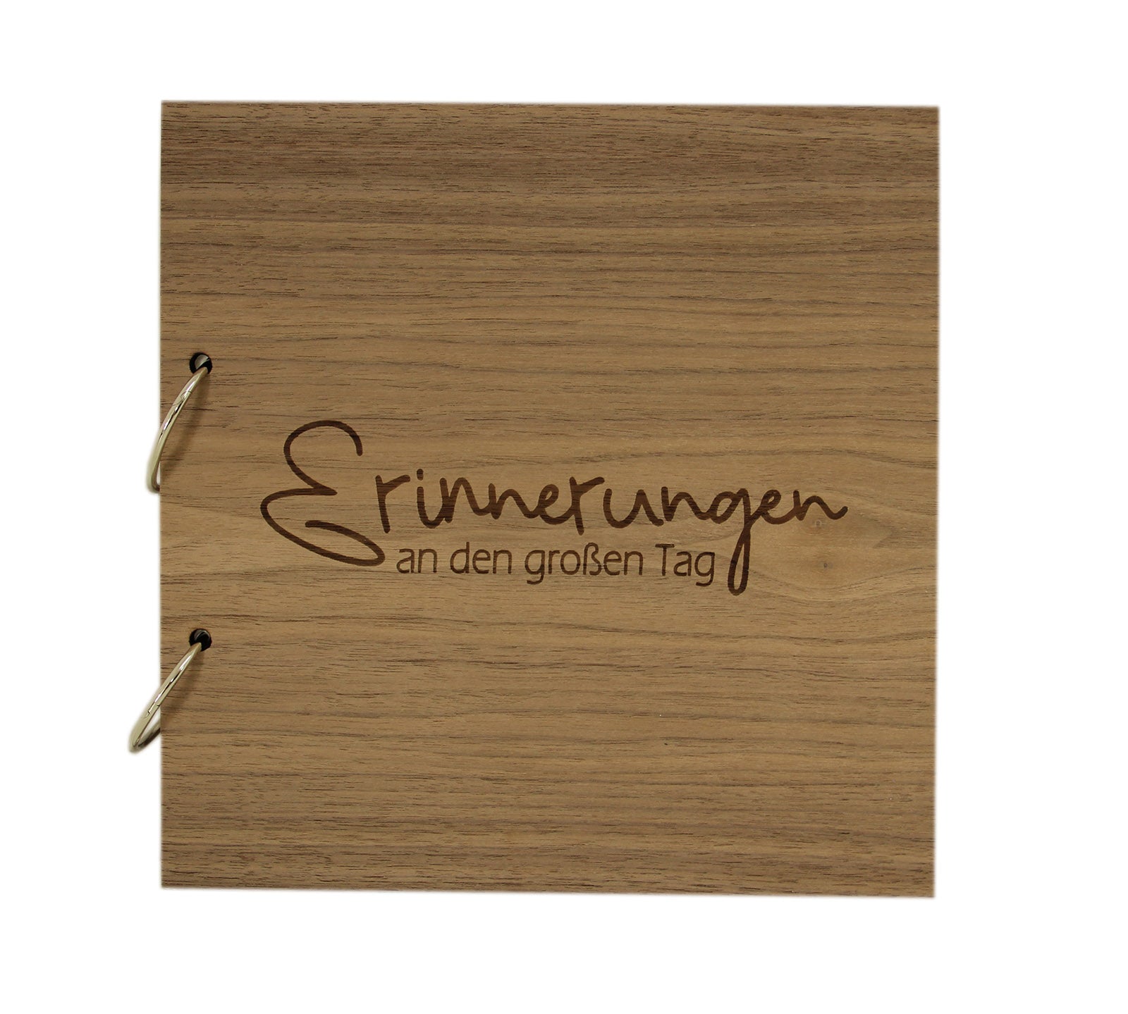 Gästebuch aus Holz - Erinnerungen