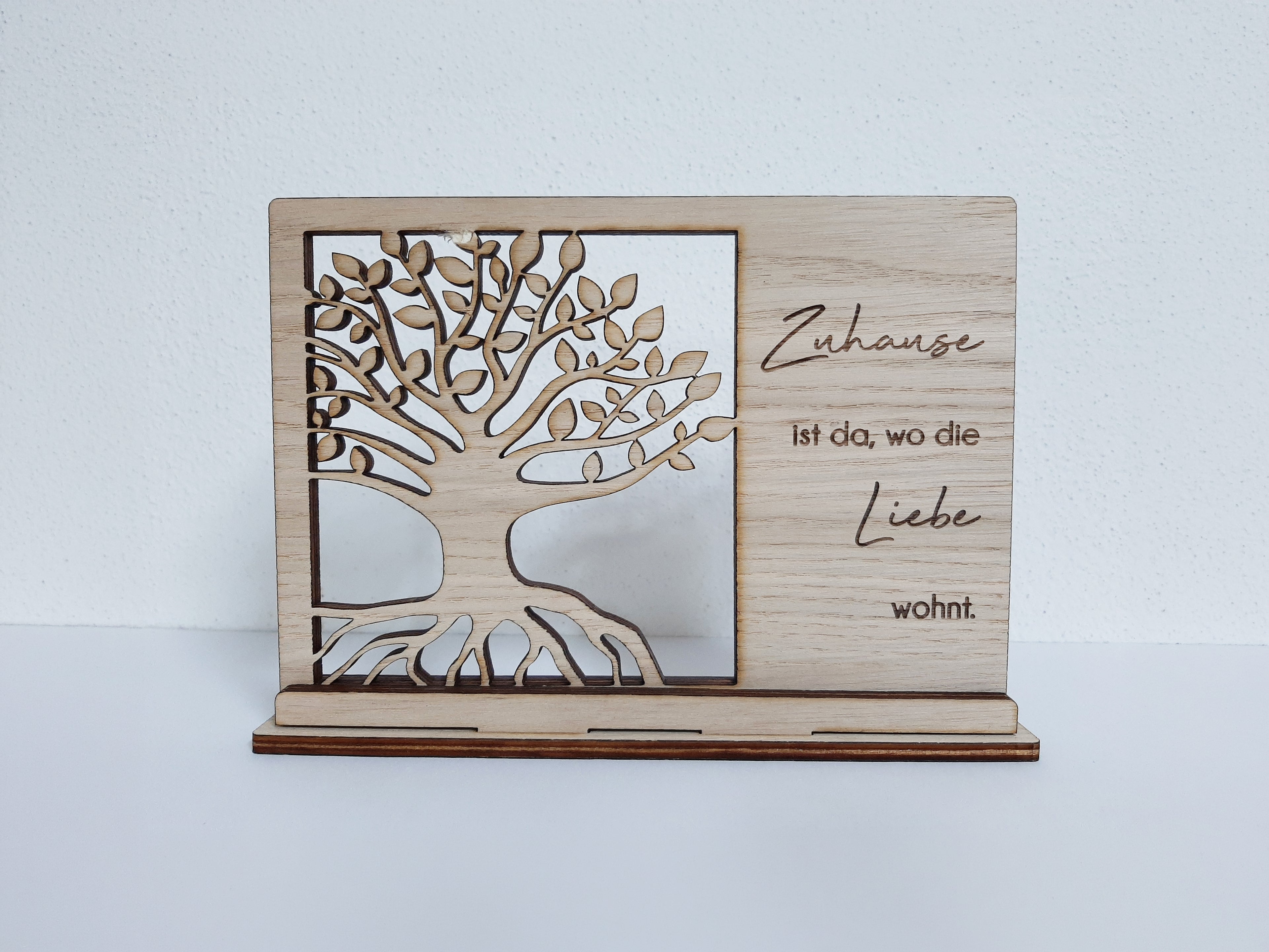 Bild mit Spruch - Zuhause