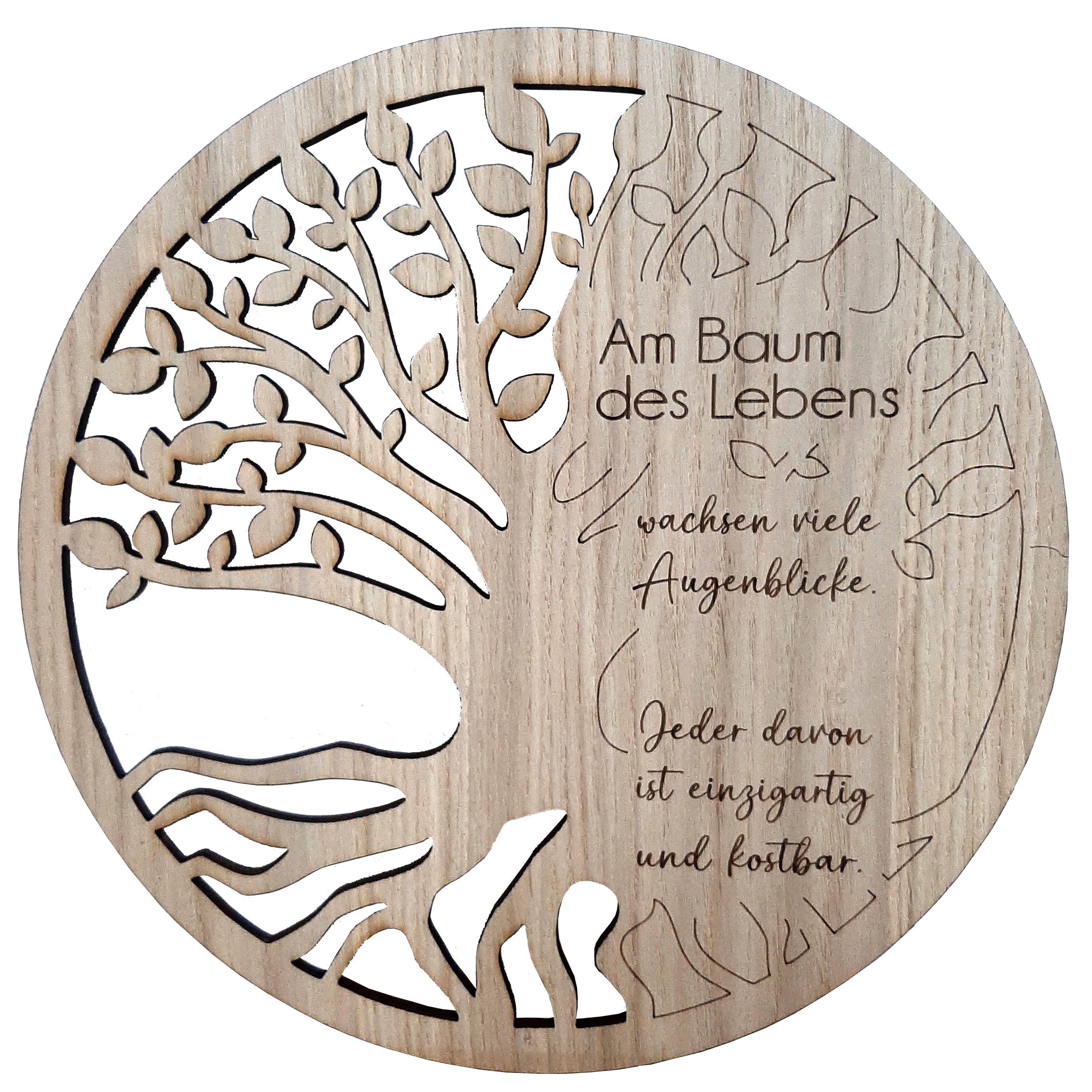 Baum mit Spruch 30cm - versch. Motive