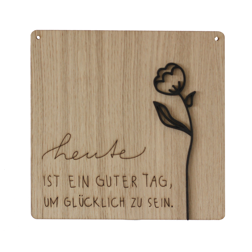 Wandbild Spruch