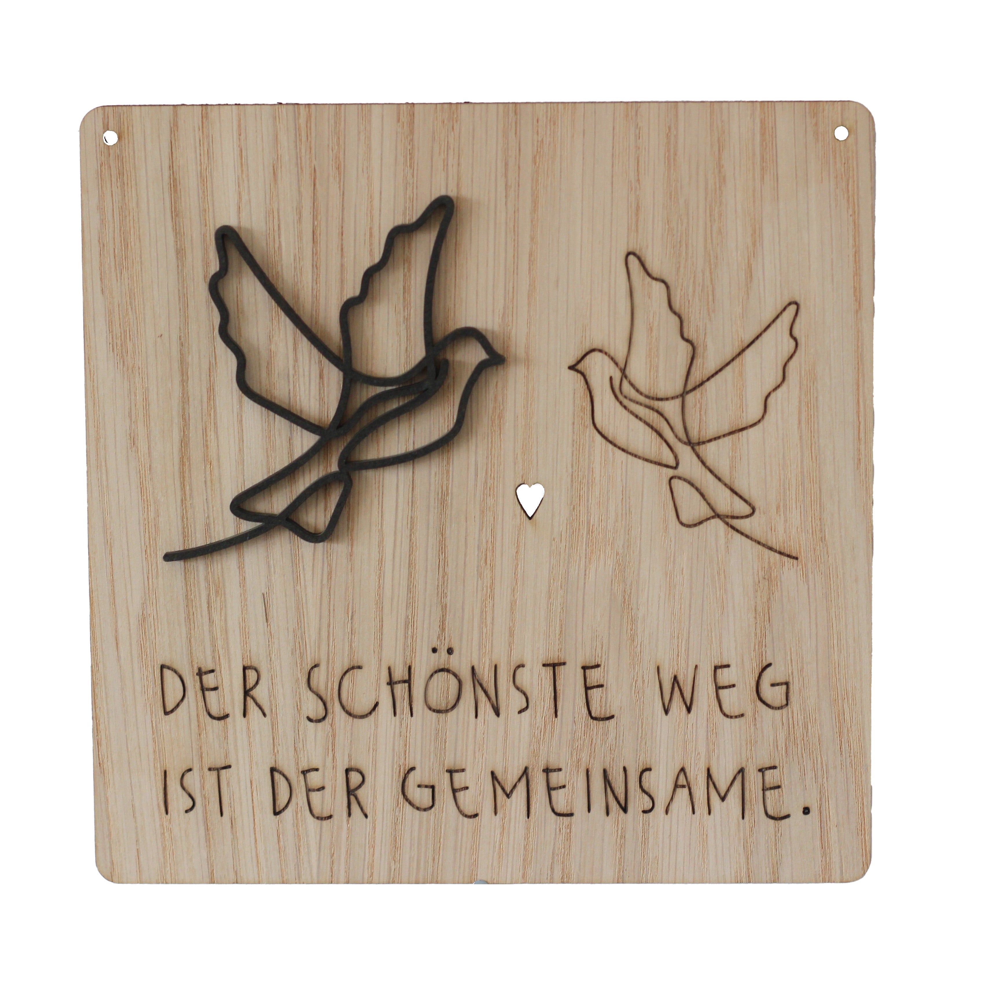 Wandbild Spruch
