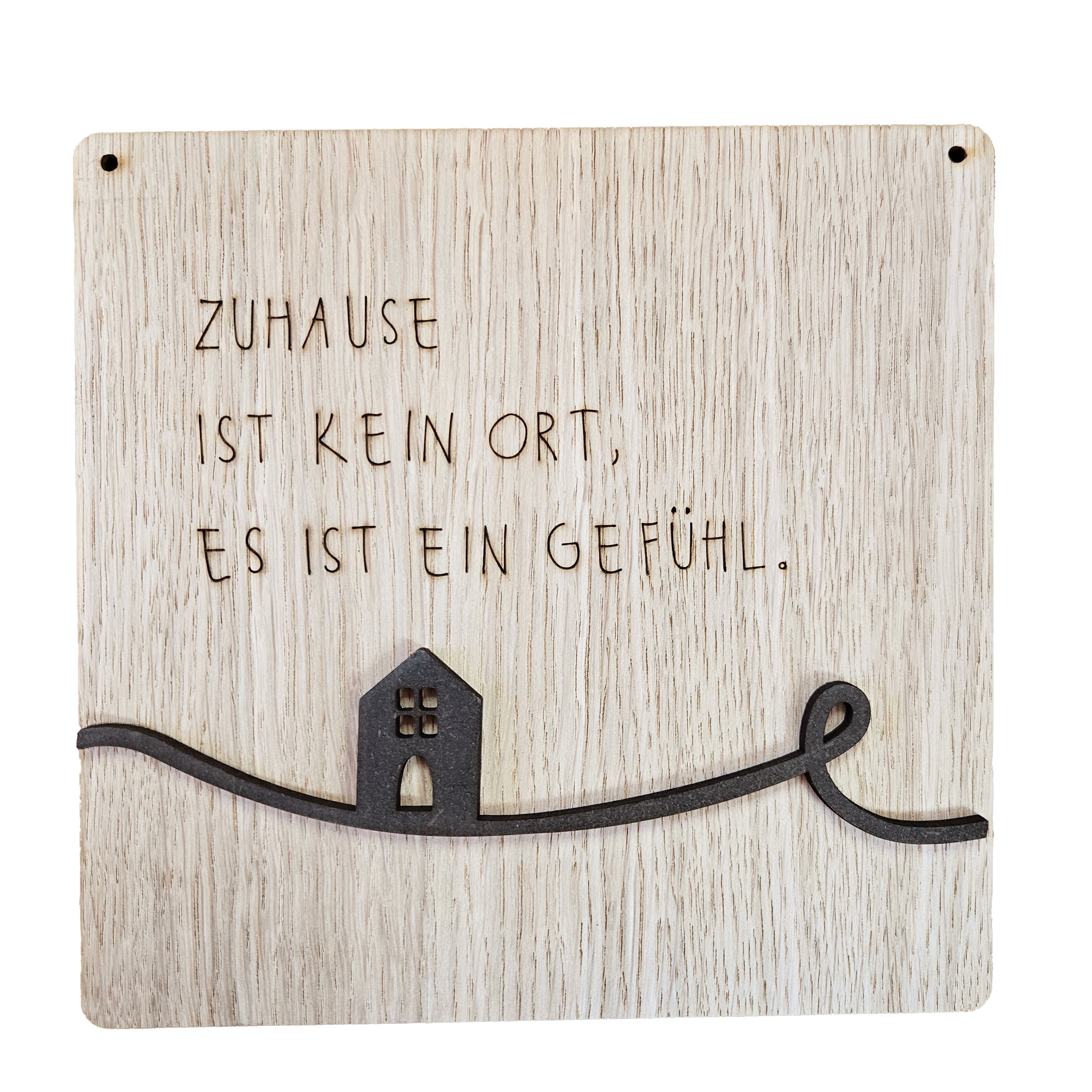 Wandbild Spruch