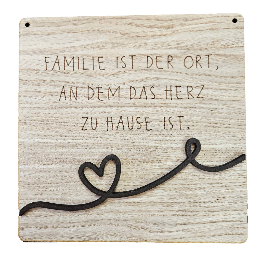 Wandbild Spruch