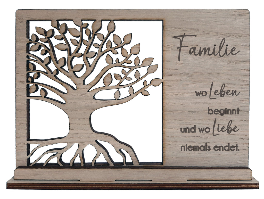 Bild mit Spruch - Familie