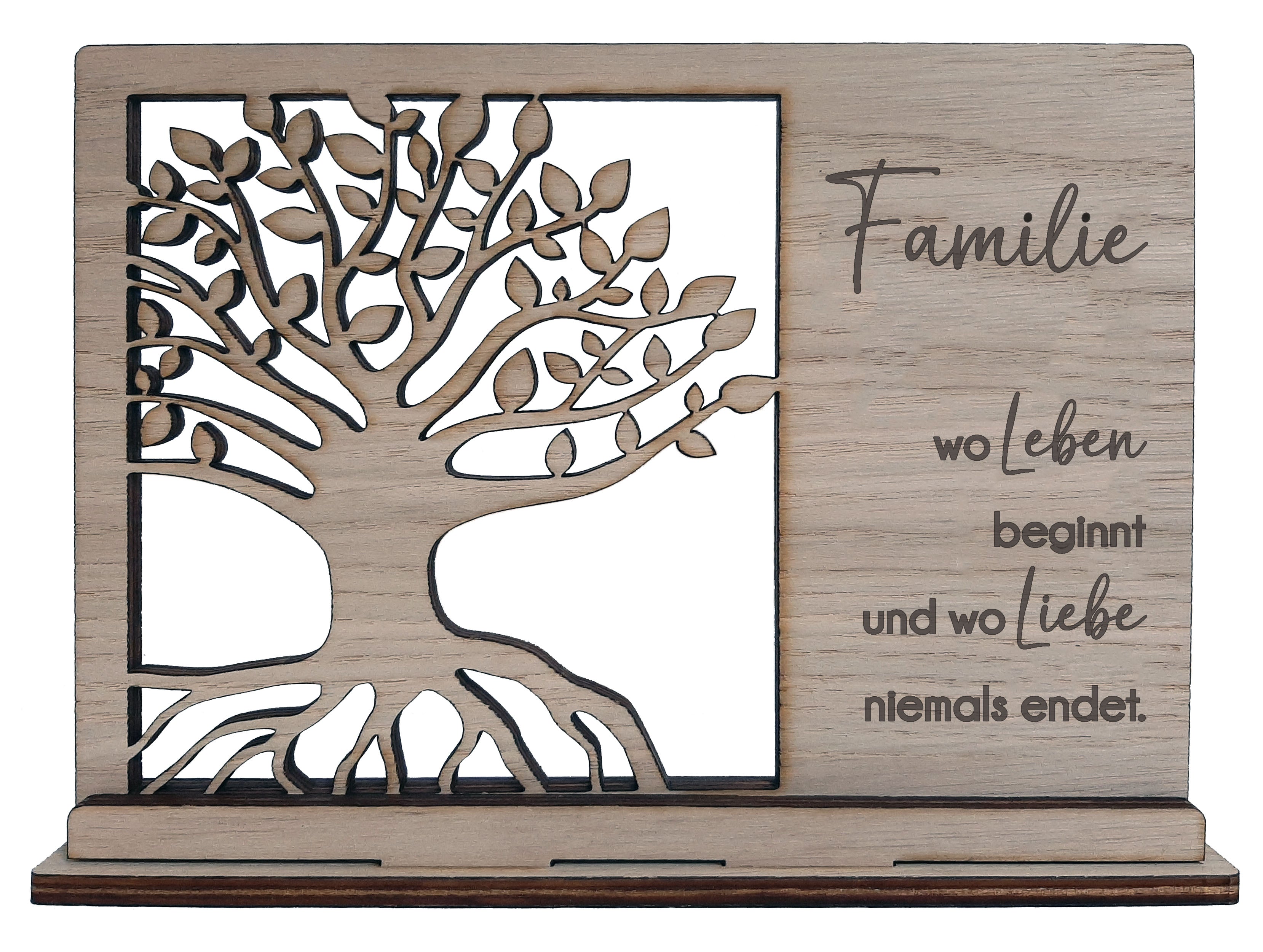 Bild mit Spruch - Familie