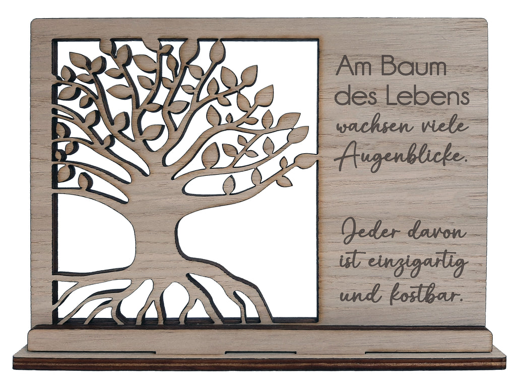Bild mit Spruch - Baum des Lebens