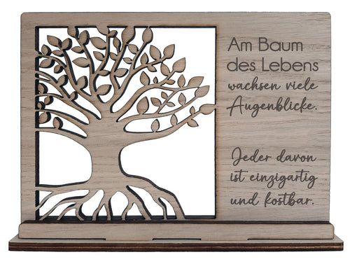 Bild mit Spruch - Baum des Lebens