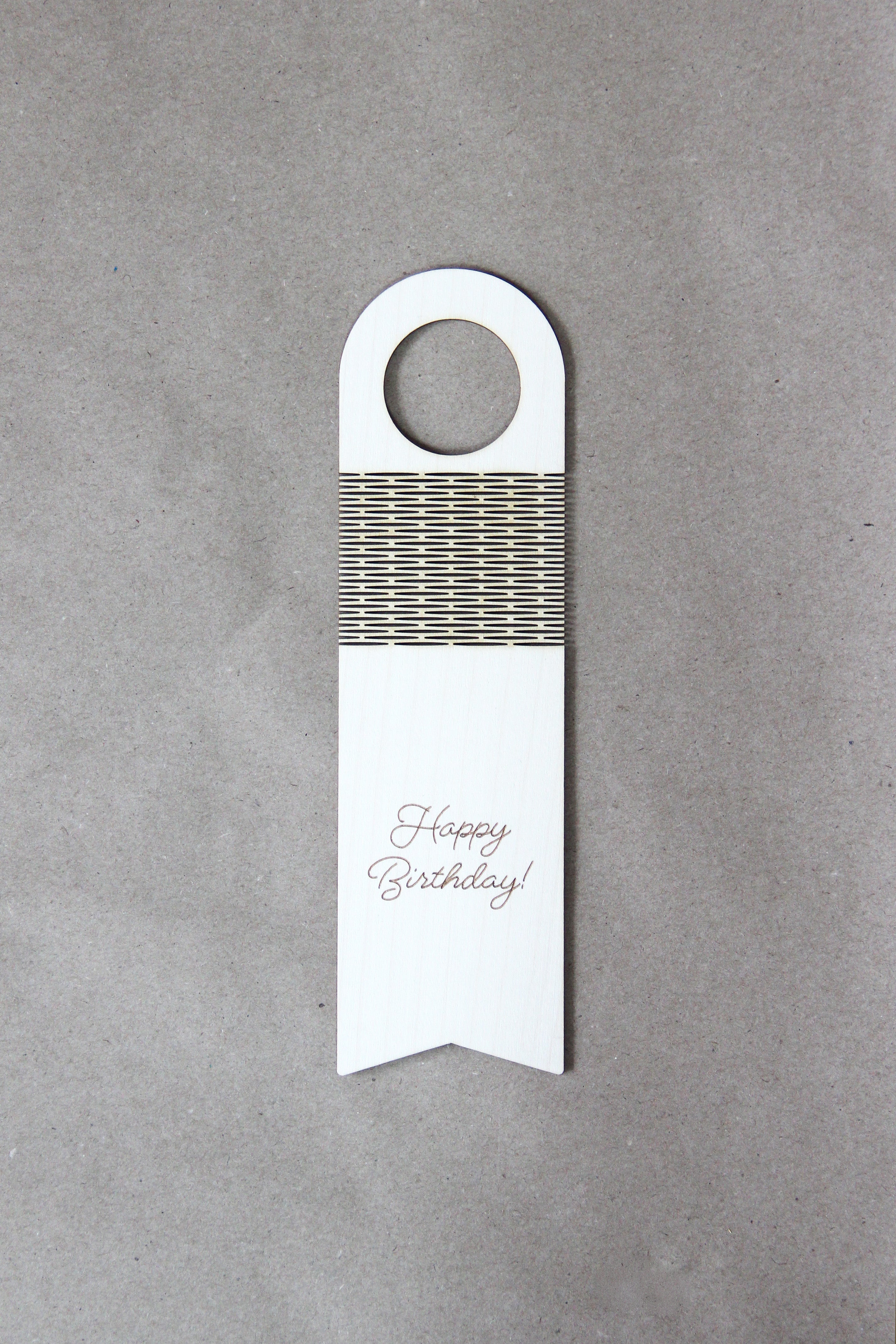 Flaschenanhänger - Happy Birthday