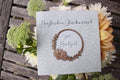 Grußkarte mit Holzsticker - Zur Hochzeit