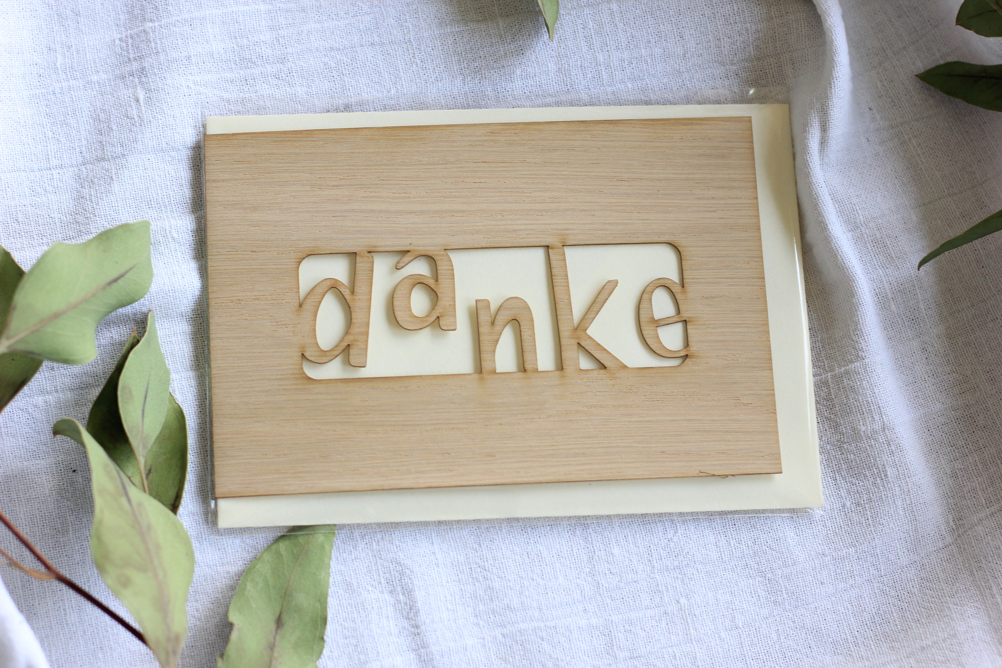 Geldgeschenkkarte - Danke