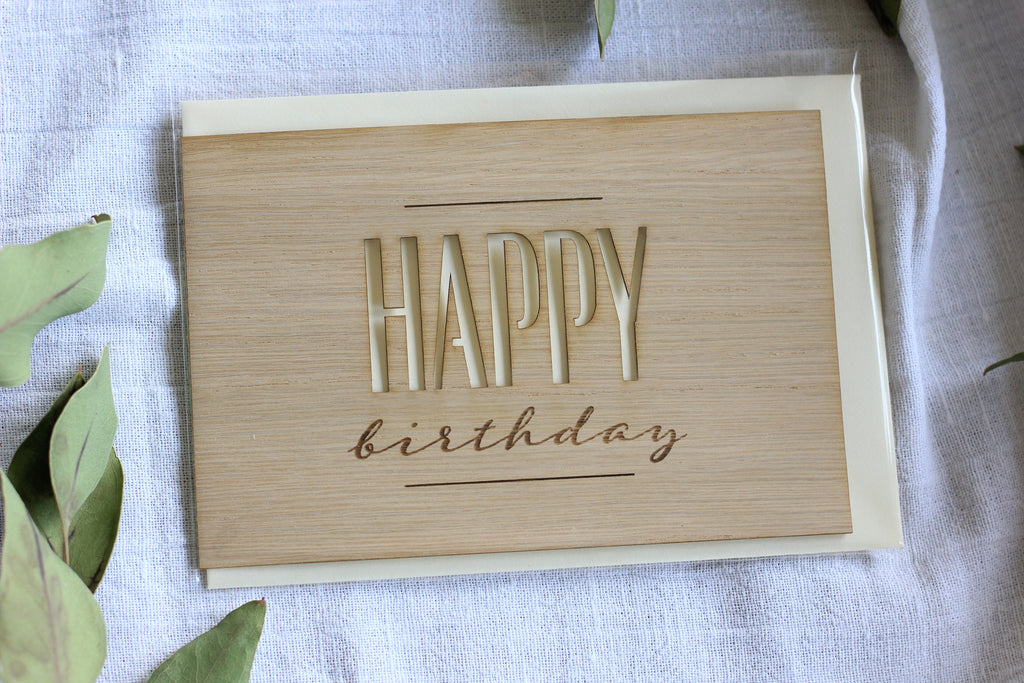 Geldgeschenkkarte - Happy Birthday
