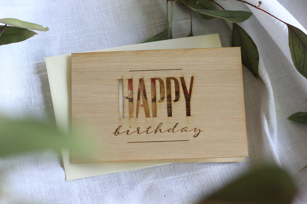 Geldgeschenkkarte - Happy Birthday