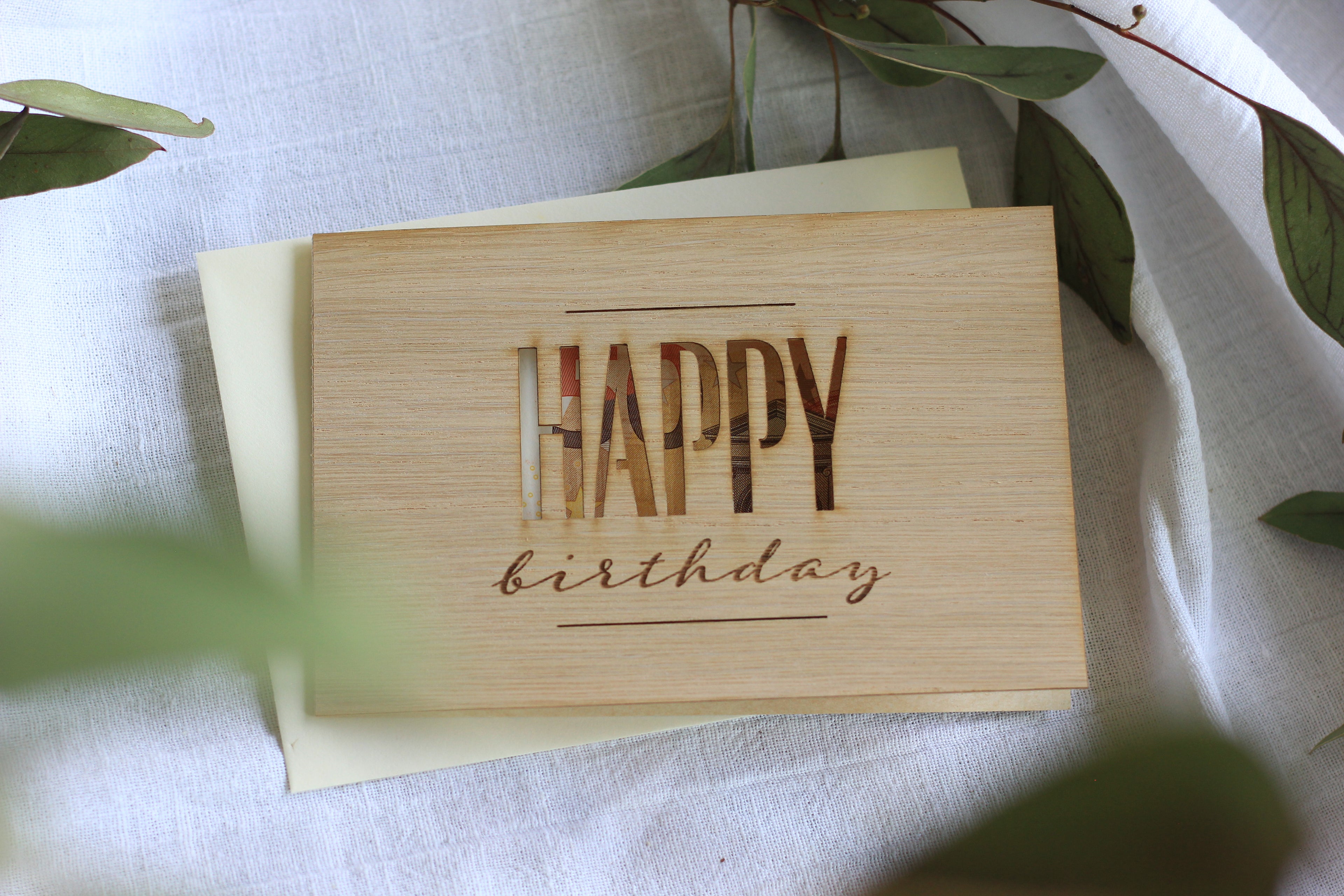 Geldgeschenkkarte - Happy Birthday