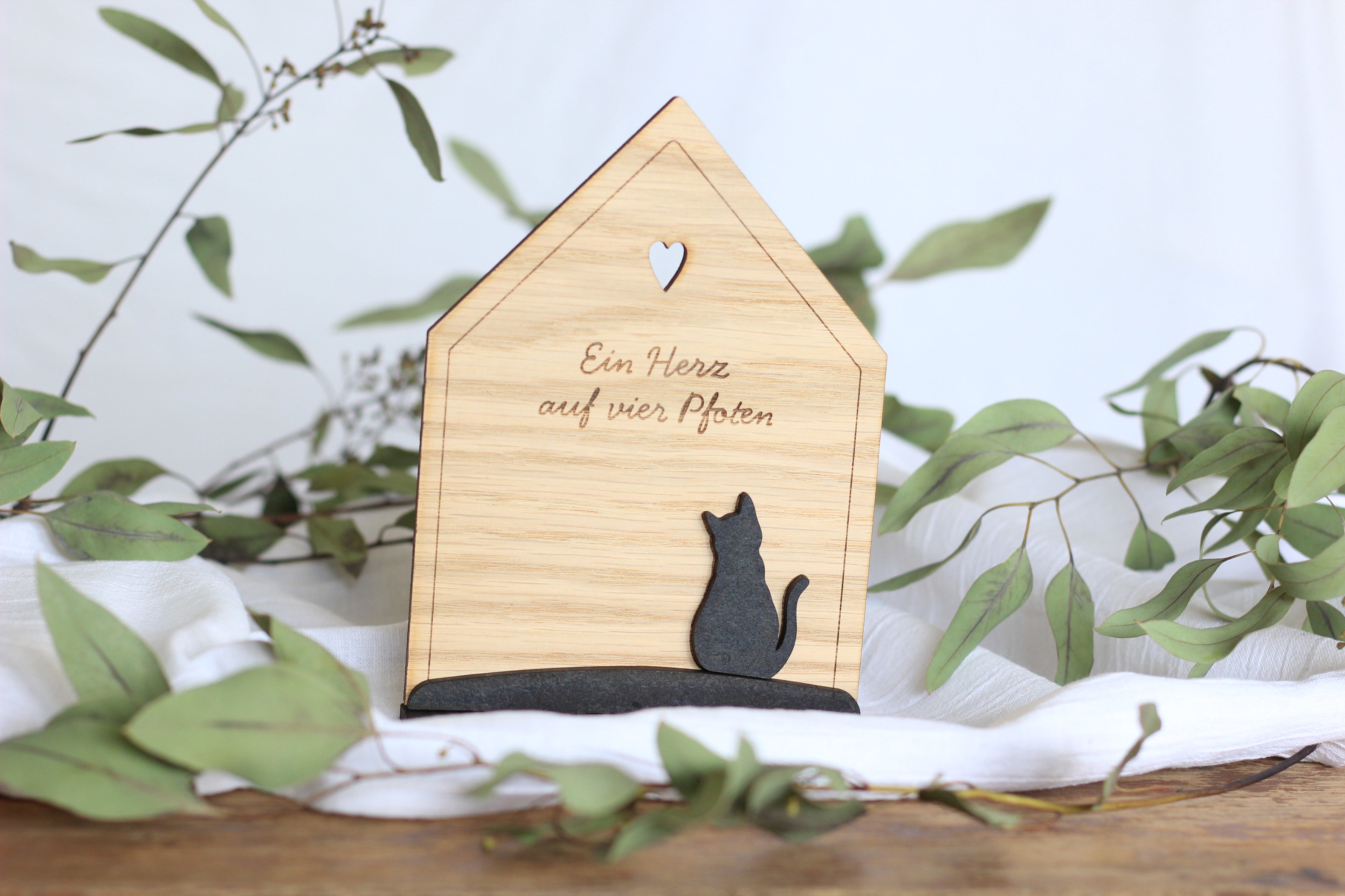 Deko-Haus - Katze
