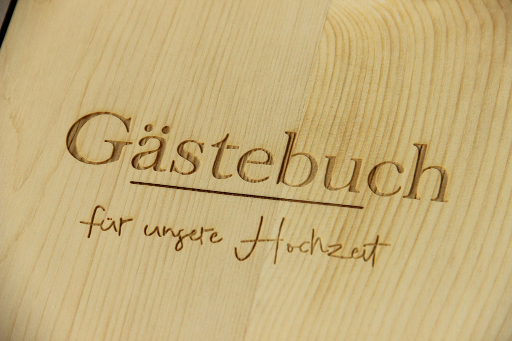 Gästebuch gelasert