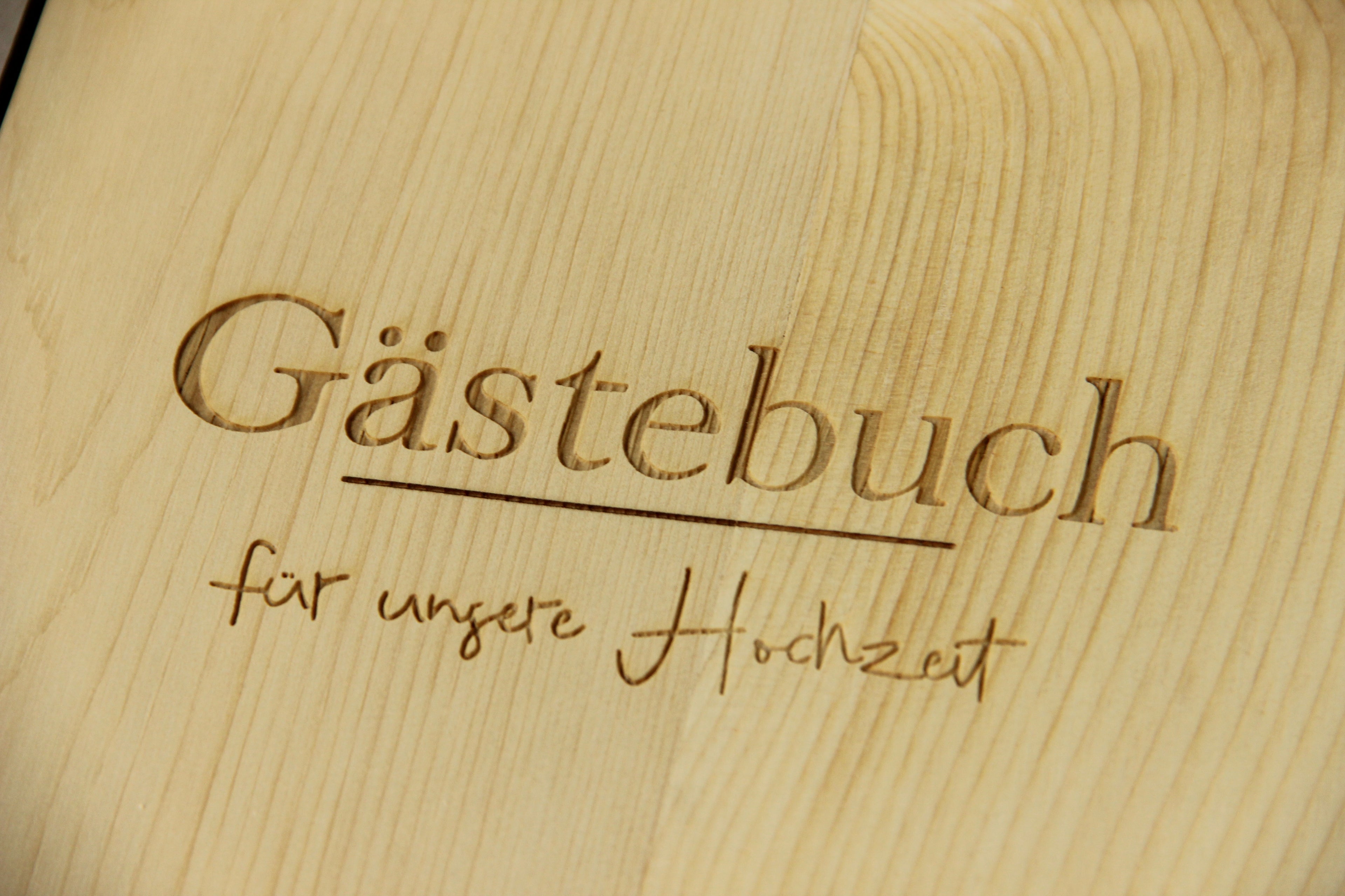 Gästebuch gelasert