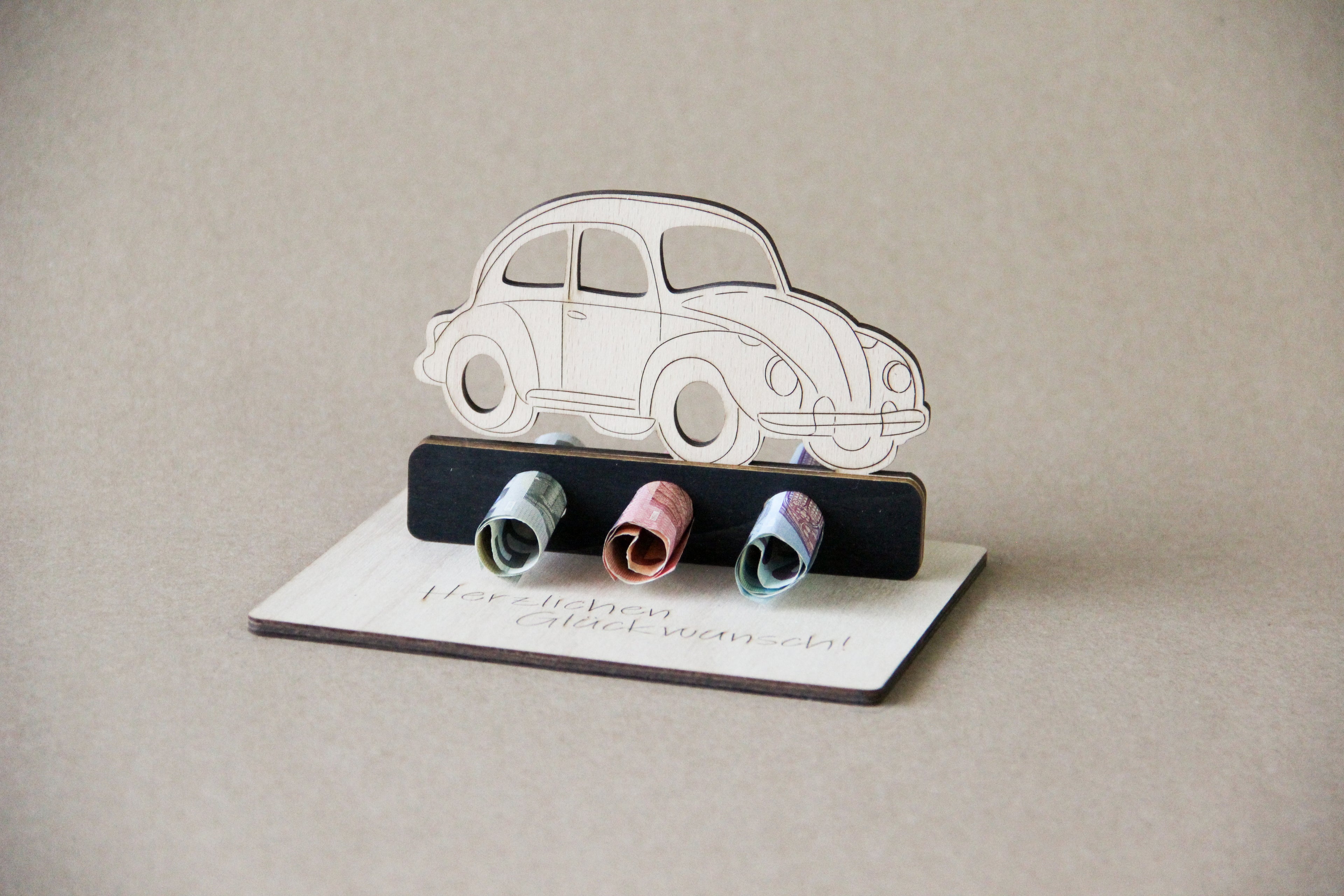 Geldgeschenk 3D - Auto
