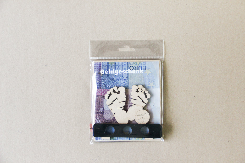Geldgeschenk 3D - Babyfüße