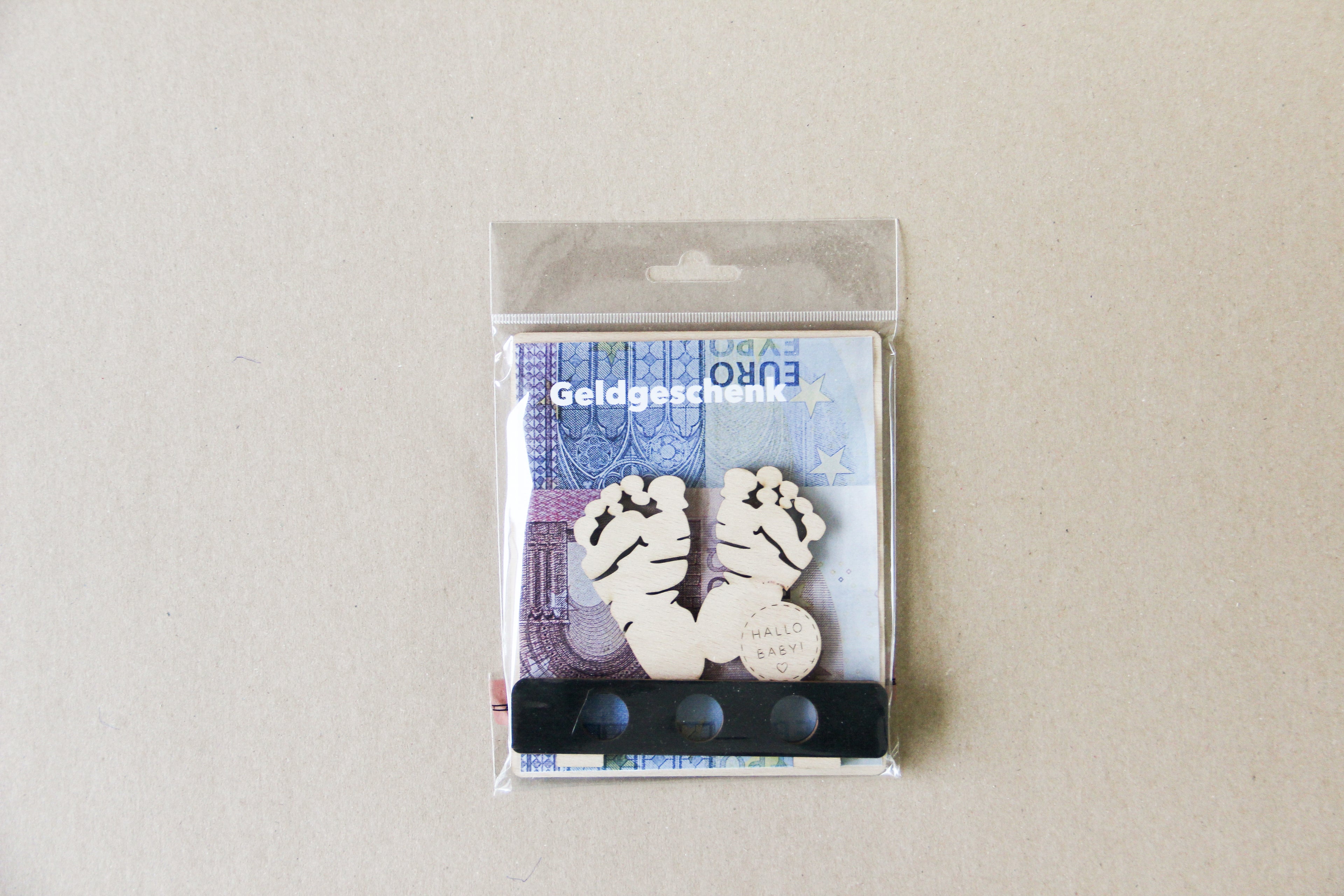 Geldgeschenk 3D - Babyfüße