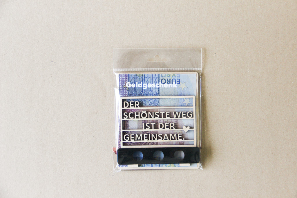 Geldgeschenk 3D - Der schönste Weg