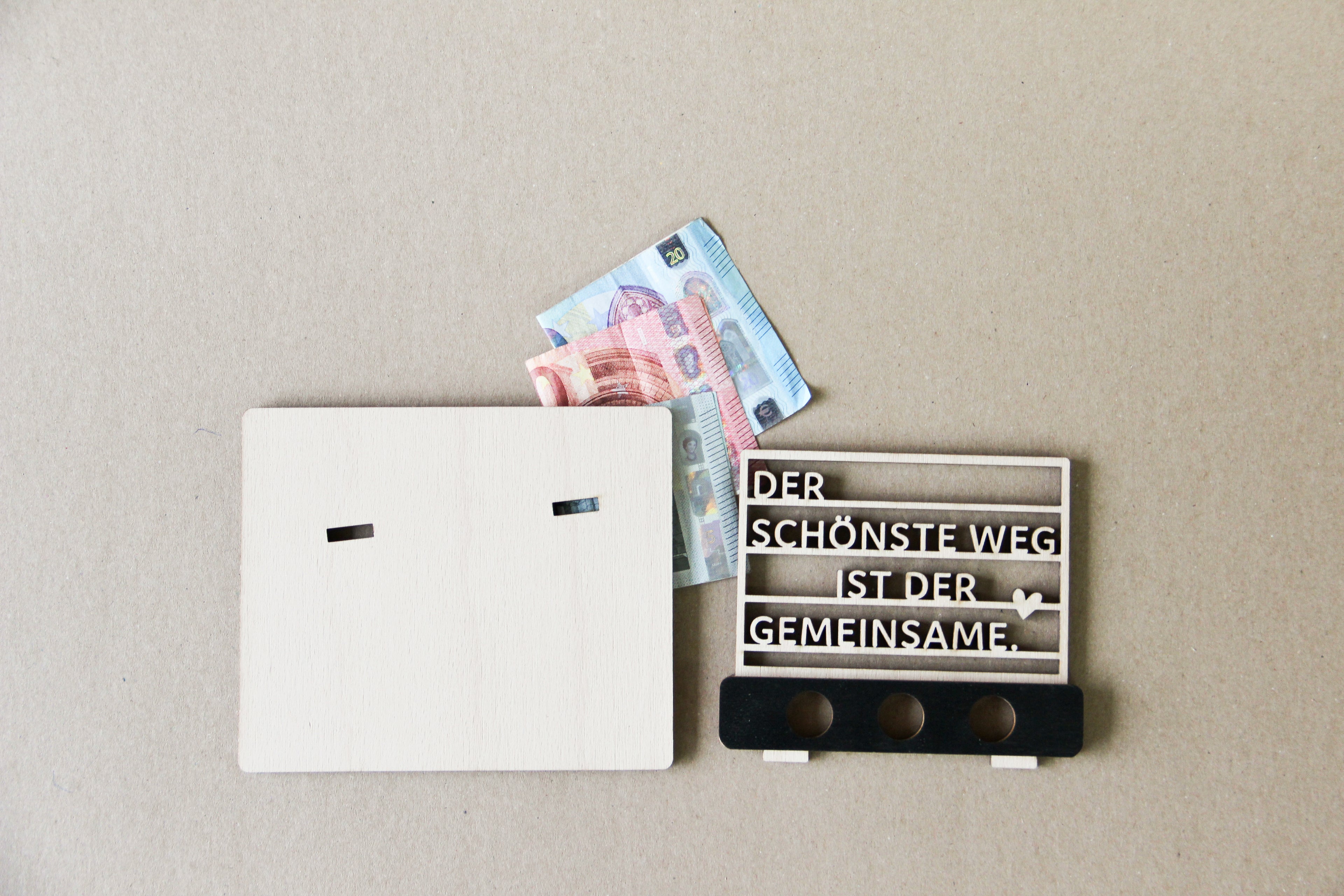 Geldgeschenk 3D - Der schönste Weg