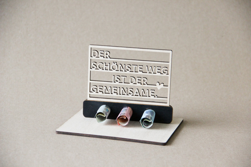 Geldgeschenk 3D - Der schönste Weg