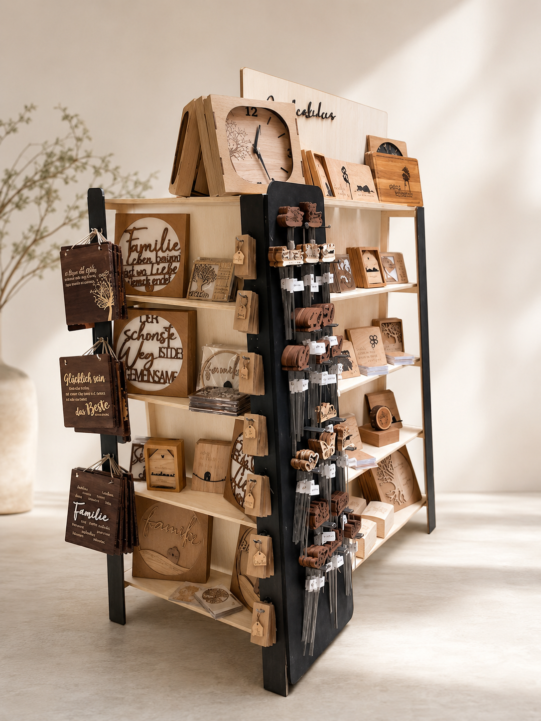Laser Geschenkartikel Aufsteller Display