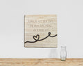 Wandbild Spruch Familie Eiche