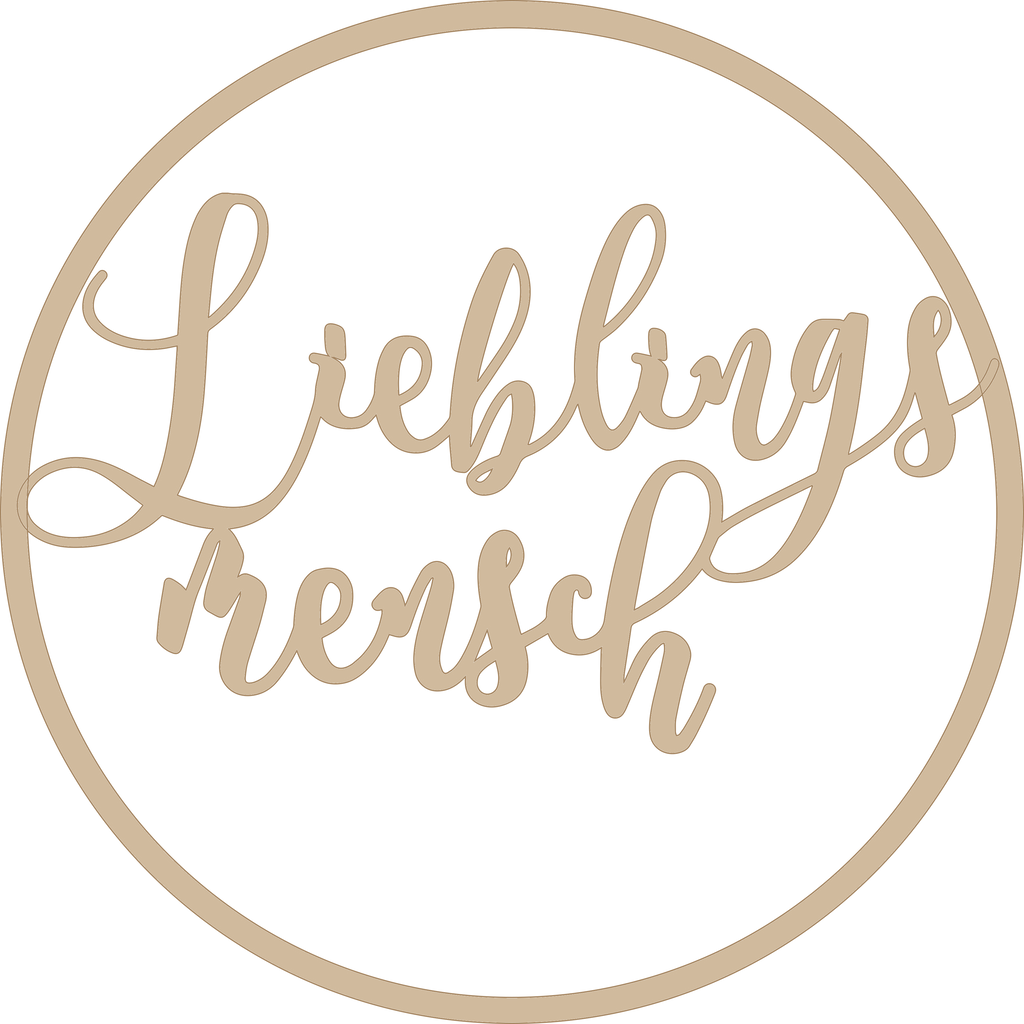 Holzring - Lieblingsmensch